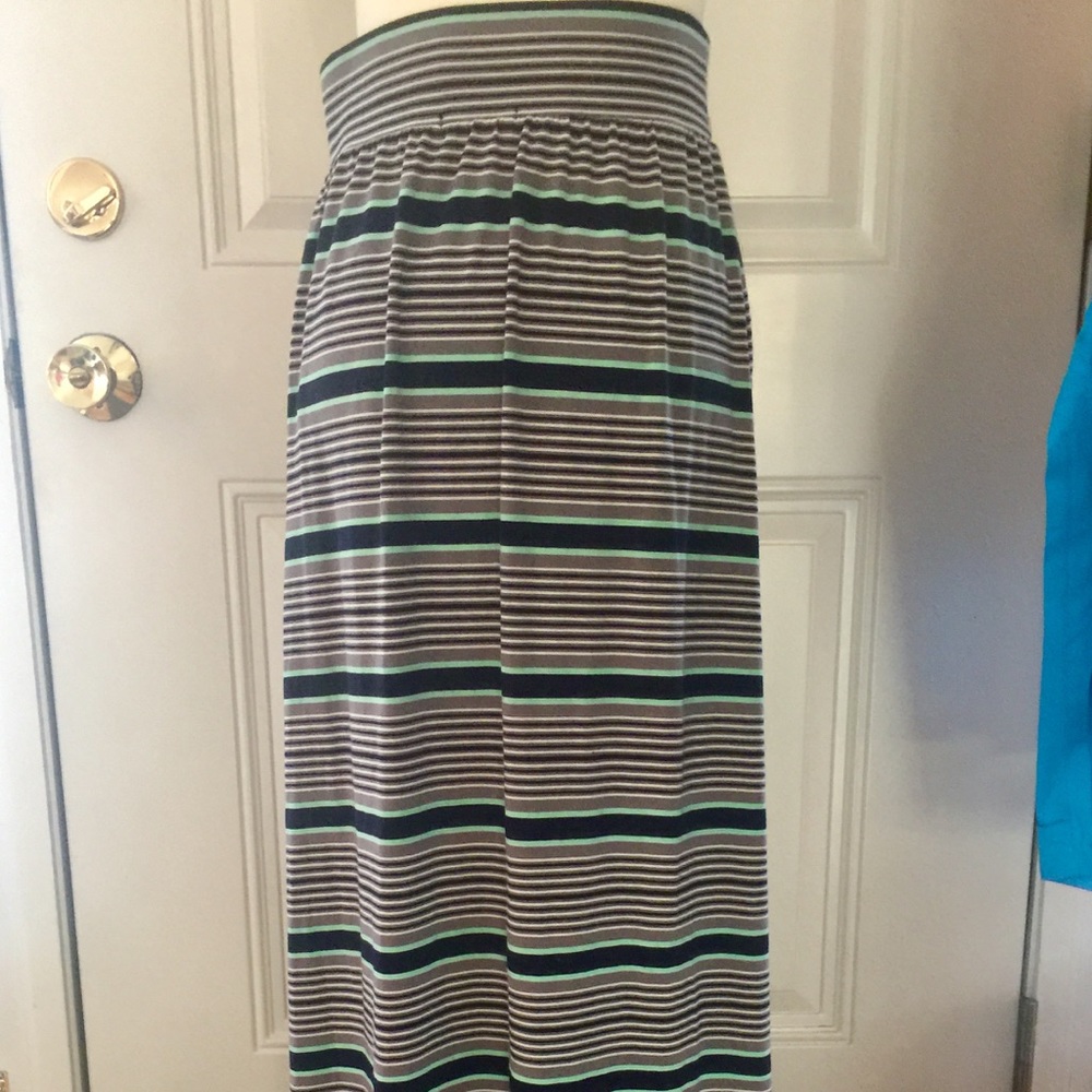 Gap Striped Maxi Skirt - Size Small